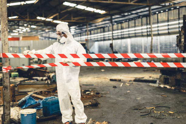 Professional Biohazard technician working in Bedford, IA